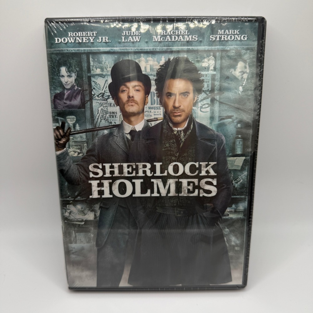Sherlock Holmes DVD 2009 Robert Downey Jr Jude Law Guy Ritchie New‎ Sealed